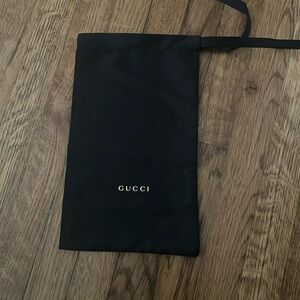 Black Gucci, dust bag